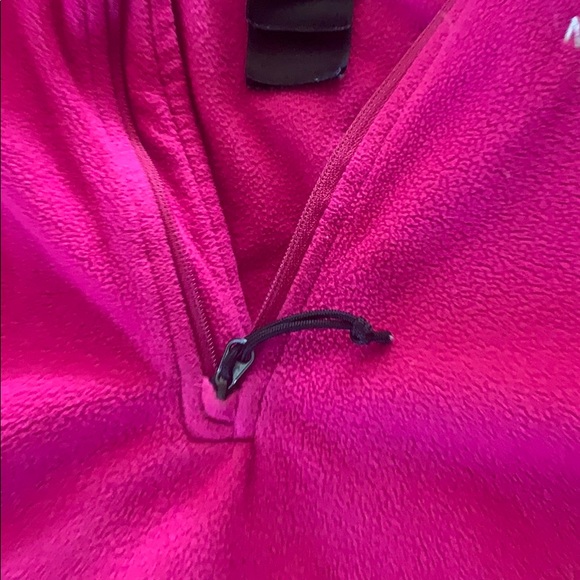 Pink and white north face pull over jackets. - Picture 7 of 8